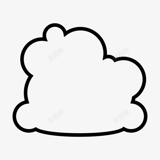 云气候数据库图标svg_新图网 https://ixintu.com 云 云线 天气 天空 数据库 气候