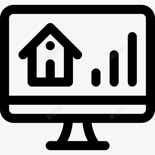 分析房地产130线性图标svg_新图网 https://ixintu.com 分析 房地产130 线性
