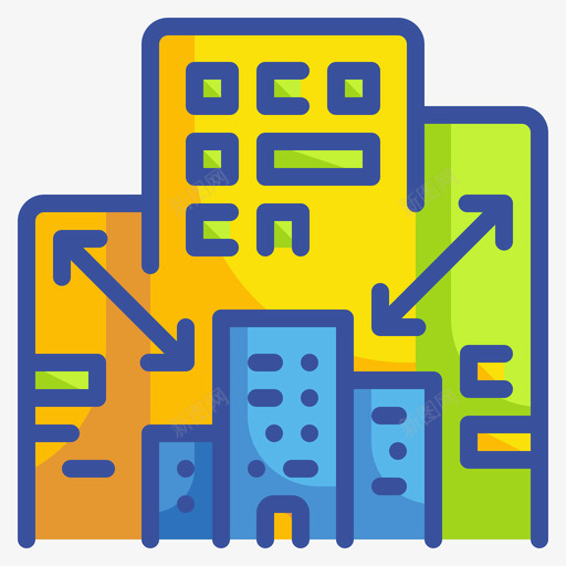 建筑物商业309线性颜色图标svg_新图网 https://ixintu.com 商业 建筑物 线性 颜色