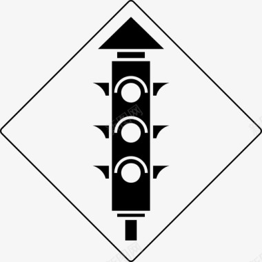 红绿灯道路交通交通标志图标图标