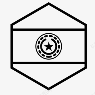 巴拉圭国旗国家普里图标图标