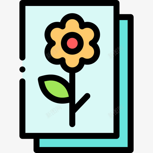 花卉平面师7线性颜色图标svg_新图网 https://ixintu.com 平面设计师7 线性颜色 花卉