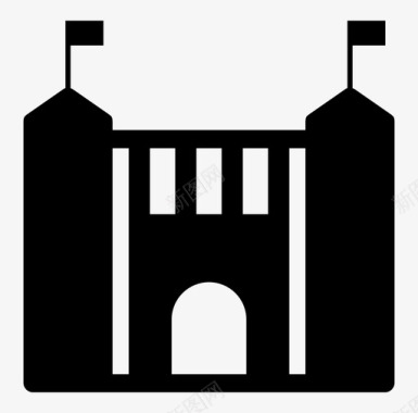 城堡基地堡垒图标图标