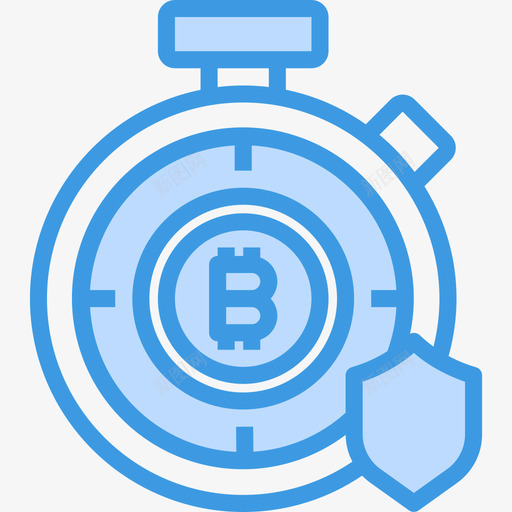 时间加密货币和比特币5蓝色图标svg_新图网 https://ixintu.com 加密 时间 比特 蓝色 货币