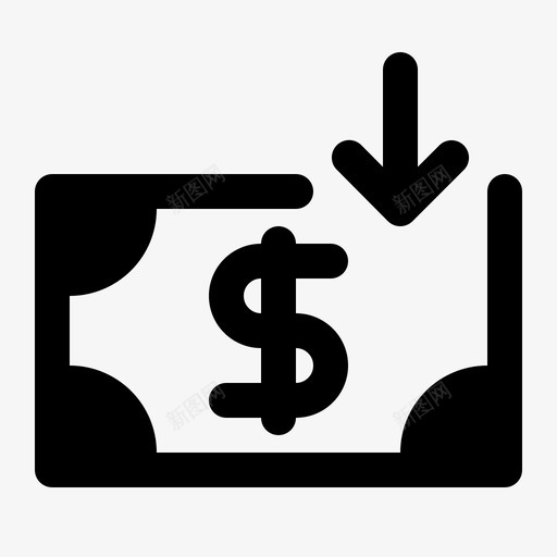 收入收益经济图标svg_新图网 https://ixintu.com 收入 收益 经济 财务稳健 货币