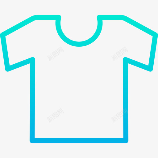 T恤服装与时尚3渐变色图标svg_新图网 https://ixintu.com T恤 服装与时尚3 渐变色