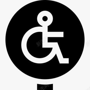停车场残疾人辅助2已满图标图标