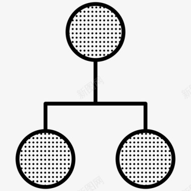 层次结构模型树图标图标