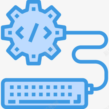 编程编程43蓝色图标图标