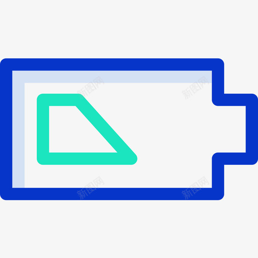 低电量基本图标轮廓颜色svg_新图网 https://ixintu.com 图标 基本 电量 轮廓 颜色