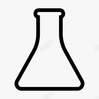 科学化学烧瓶图标图标