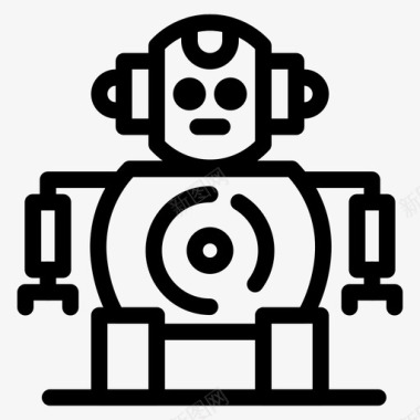 数控技术机器人技术图标图标