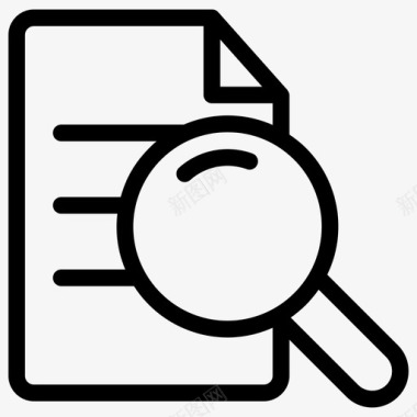 文档审阅文档检查文件监视图标图标