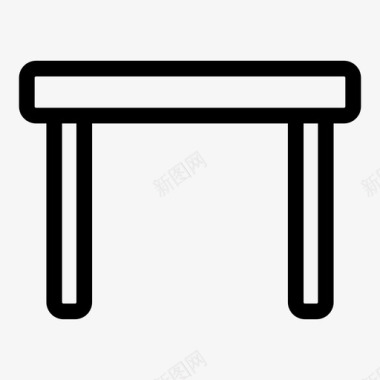 家具书桌抽屉图标图标