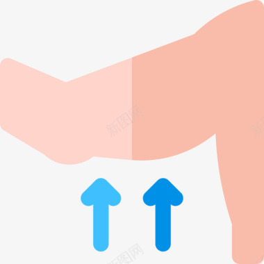 手臂整形手术9扁平图标图标