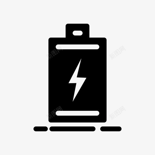 电池电能图标svg_新图网 https://ixintu.com 电 电压 电池 能