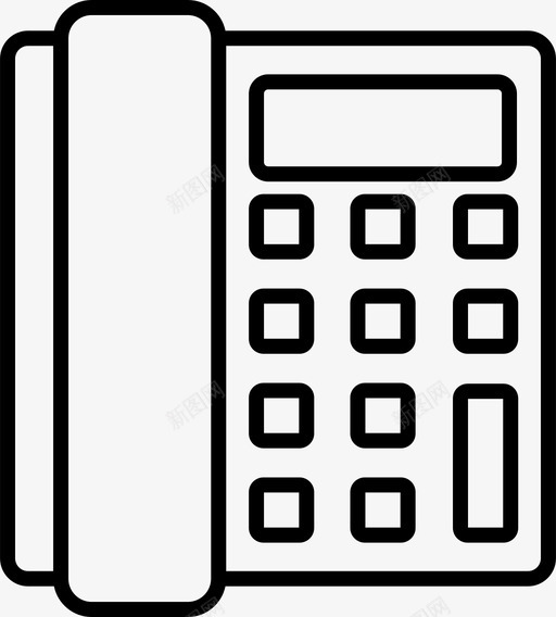 电话通讯移动电话图标svg_新图网 https://ixintu.com 电话 移动电话 通讯