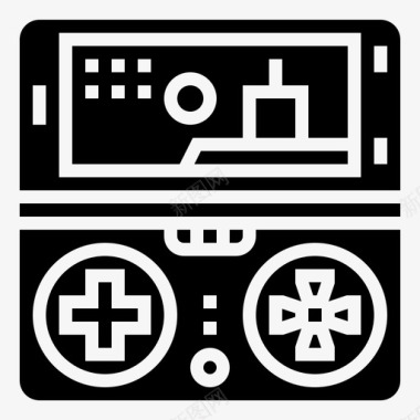 智能控制器videogameglyph图标图标