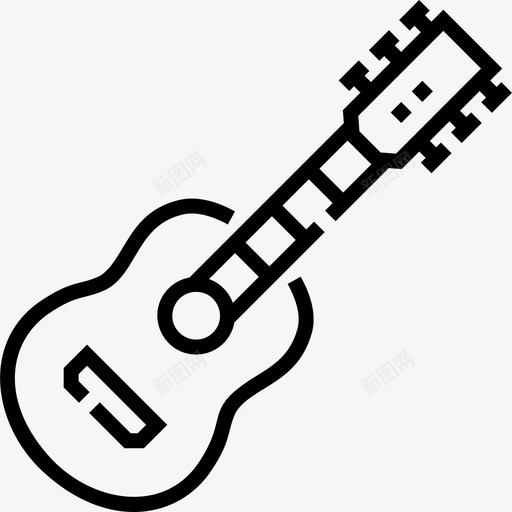 吉他巴西狂欢节20线性图标svg_新图网 https://ixintu.com 吉他 巴西 狂欢节 线性