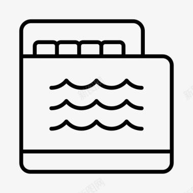 文件夹潜水潜水教练图标图标