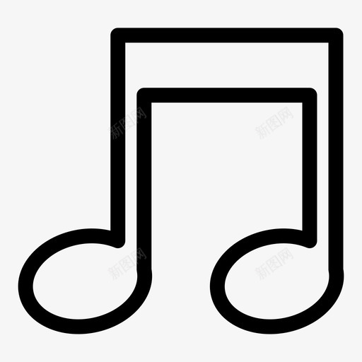 音符音乐歌曲图标svg_新图网 https://ixintu.com 声音 歌曲 音乐 音符 音量