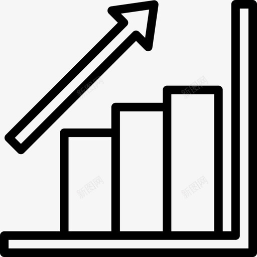 利润业务2线性图标svg_新图网 https://ixintu.com 业务 利润 线性