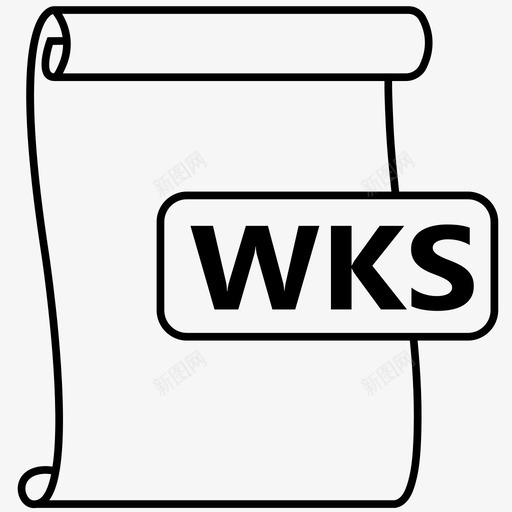 wks文件格式microsoft图标svg_新图网 https://ixintu.com microsoft wks works 文件 格式