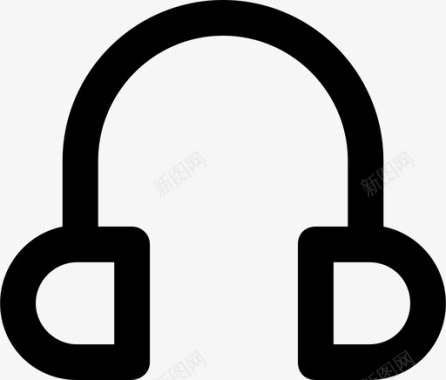 耳机客户服务音乐图标图标