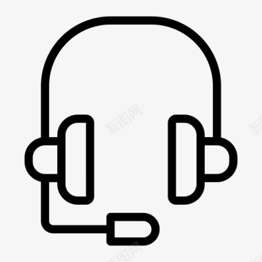 耳机音频音乐图标图标