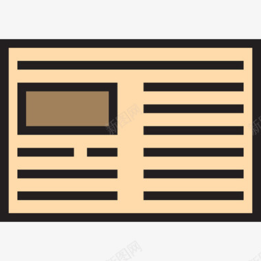 文档业务元素3线颜色图标图标