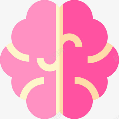 大脑治疗9扁平图标图标