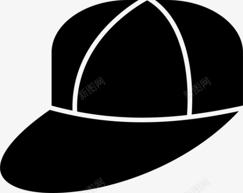 帽子棒球帽衣服图标图标