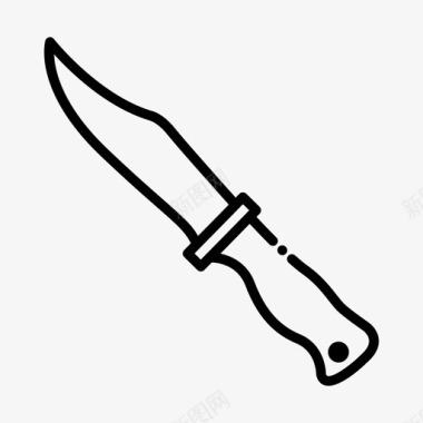 匕首刀刃罪犯图标图标