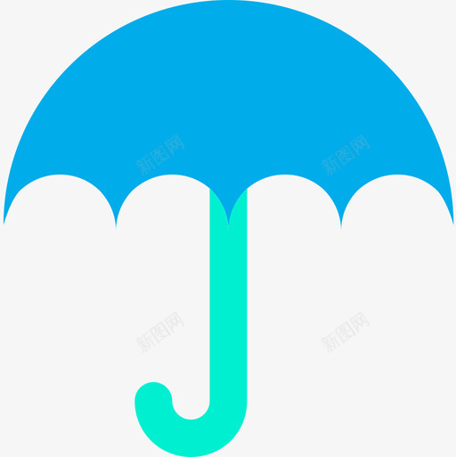 雨伞物流配送7扁平图标svg_新图网 https://ixintu.com 扁平 物流配送 雨伞