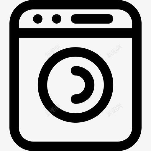 洗衣机清洁衣服图标svg_新图网 https://ixintu.com 整理 洗衣 洗衣机 清洁 衣服