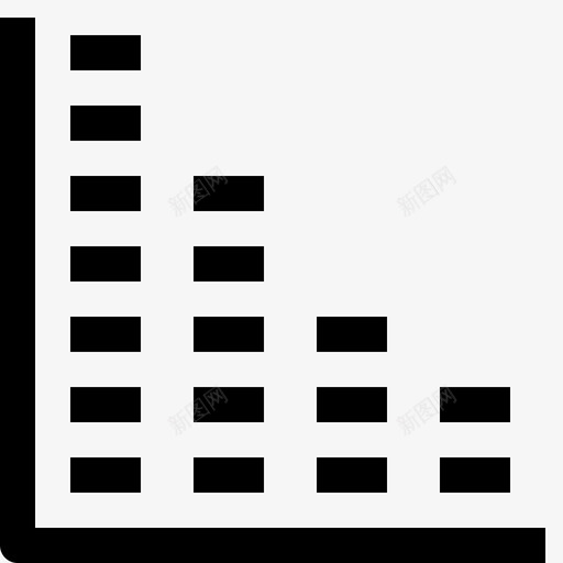 条形图业务数据图标svg_新图网 https://ixintu.com 业务 图形 图形和图表最小图标 数据 条形图