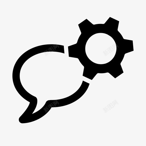 解释项目沟通如何工作图标svg_新图网 https://ixintu.com 口语 如何工作 沟通 解释项目 项目
