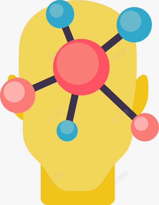 头脑人类思维40扁平图标svg_新图网 https://ixintu.com 人类思维40 头脑 扁平