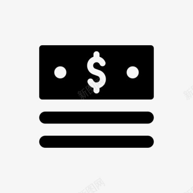交易现金美元图标图标