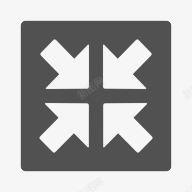 退出全屏图标