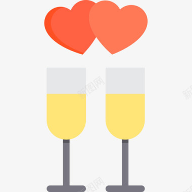 香槟爱情71平淡图标图标