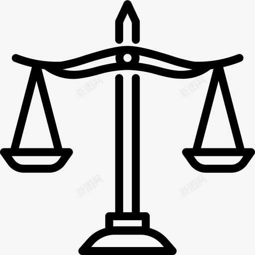 法律尺度平衡正义图标svg_新图网 https://ixintu.com 尺度 平衡 律师 正义 法律