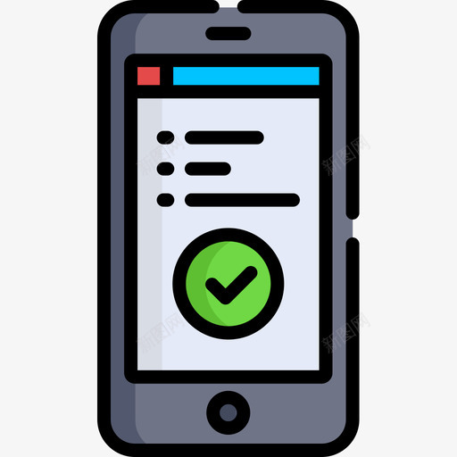 智能手机投票选举3线性颜色图标svg_新图网 https://ixintu.com 手机 投票 智能 线性 选举 颜色
