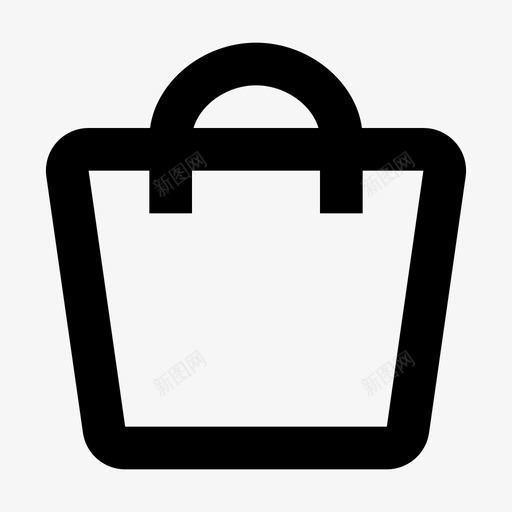 手提包包买图标svg_新图网 https://ixintu.com 手提包 用户界面 购物