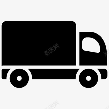 送货车送货服务物流图标图标
