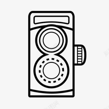 rolleiflex照相机胶卷图标图标