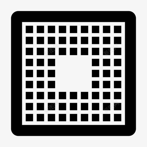 cpu芯片计算机图标svg_新图网 https://ixintu.com cpu 图标 处理器 用的 硬件 芯片 计算机