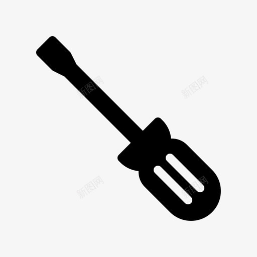 螺丝刀结构维护图标svg_新图网 https://ixintu.com 工具 标志 结构 维修 维护 螺丝刀