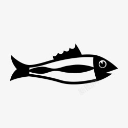鲭鱼鱼钓鱼食物图标高清图片