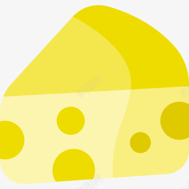 奶酪农场24扁平图标图标